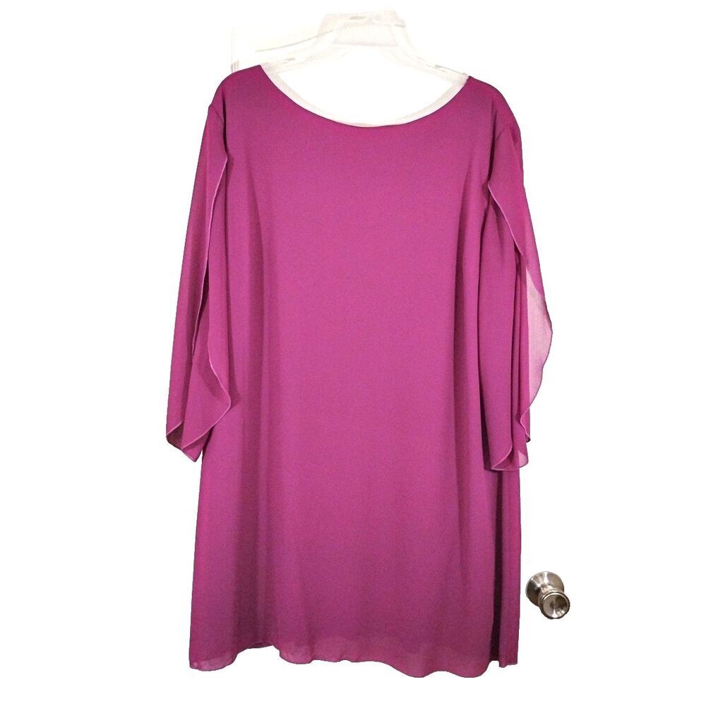 Grace Karen Women's Plus Size 4X Dress Fully Lined Fuchsia Pink